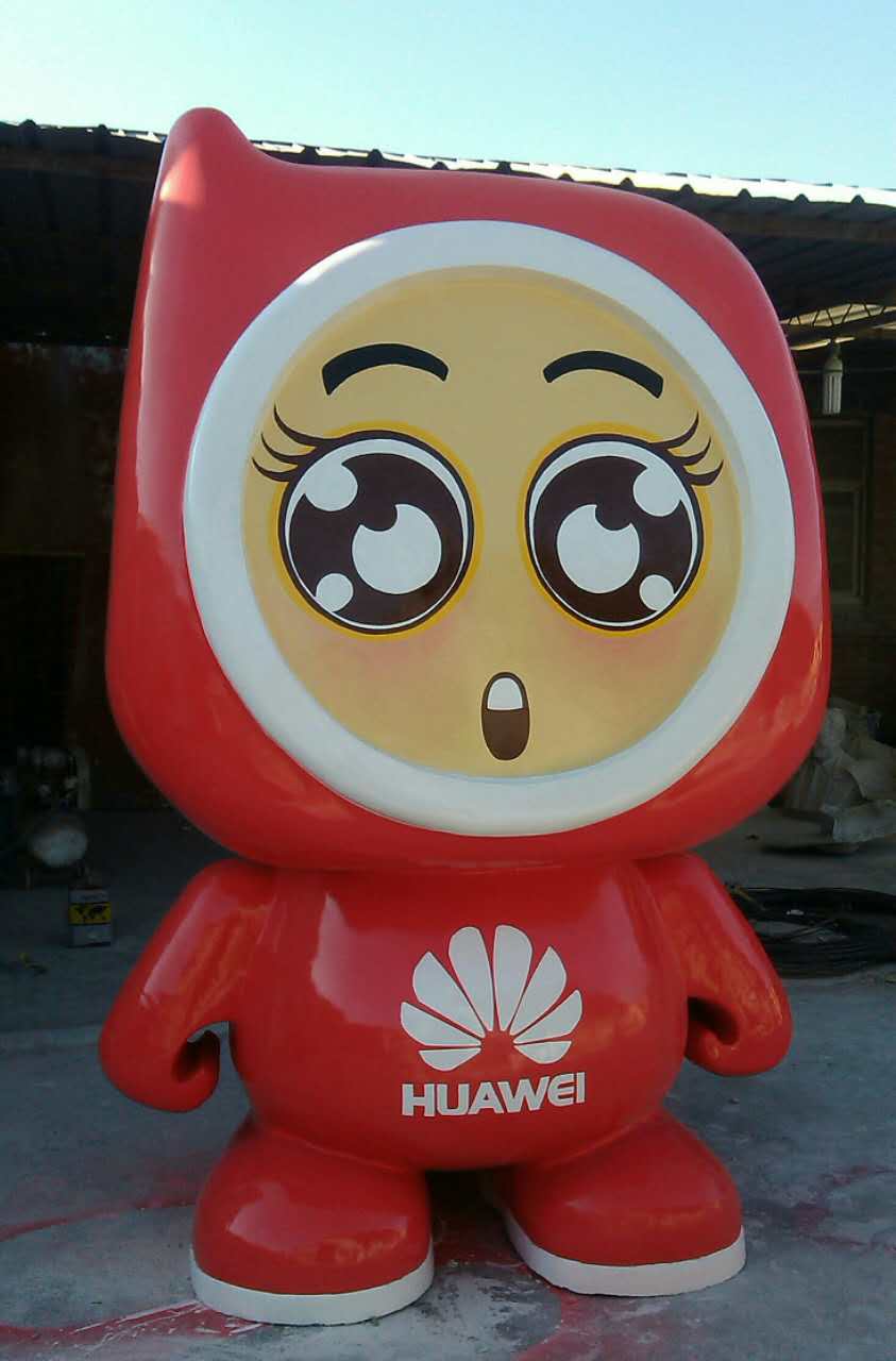 华为集团玻璃钢卡通雕塑.jpg